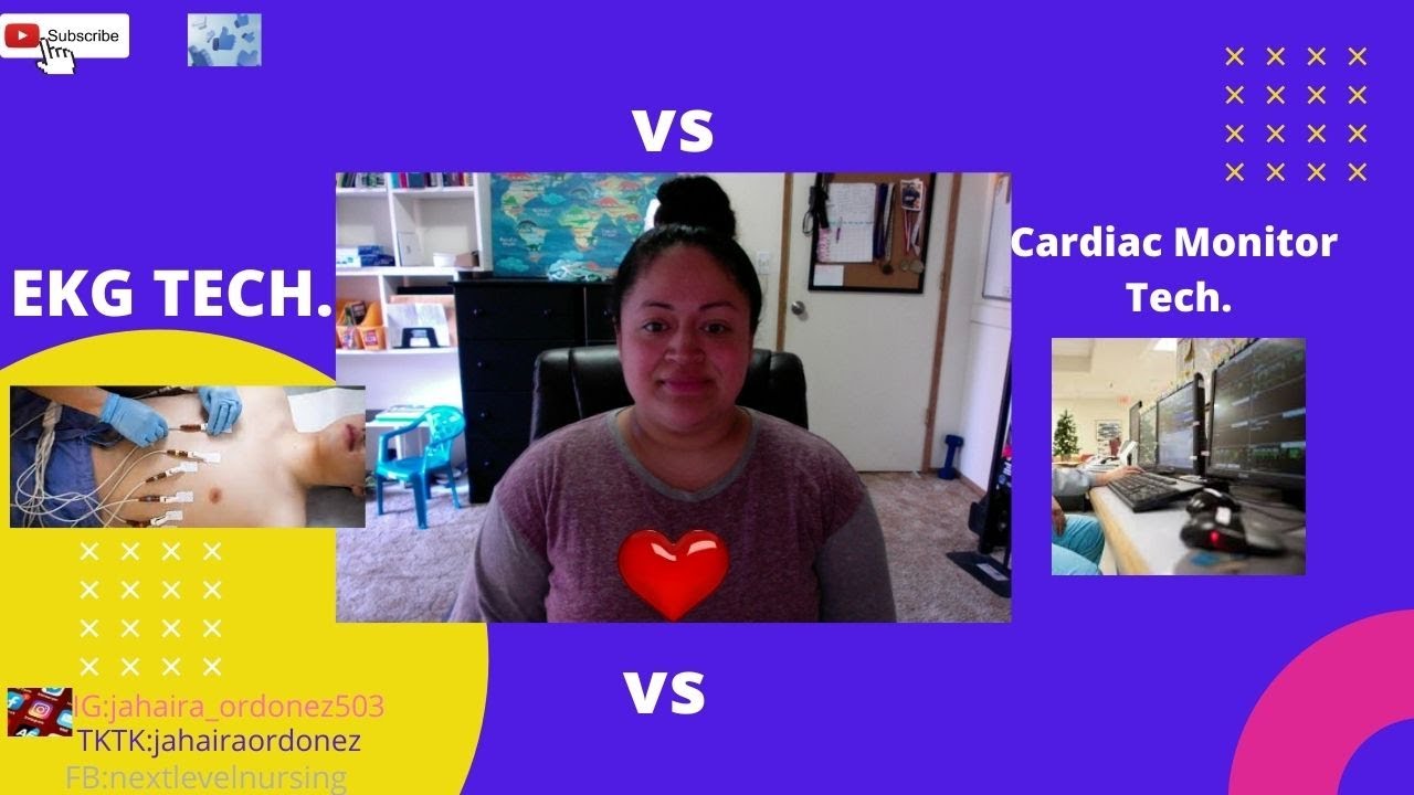 EKG TECH VS Cardiac monitor tech|| pre nursing jobs || health care experience