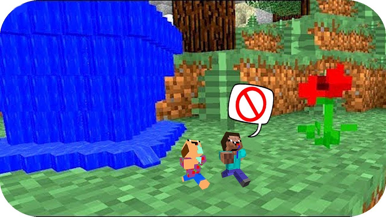 NOOB VS MINI TSUNAMI DESASTRE MENORES - TROLLEO A NOOB MINECRAFT TROLL + ROLEPLAY