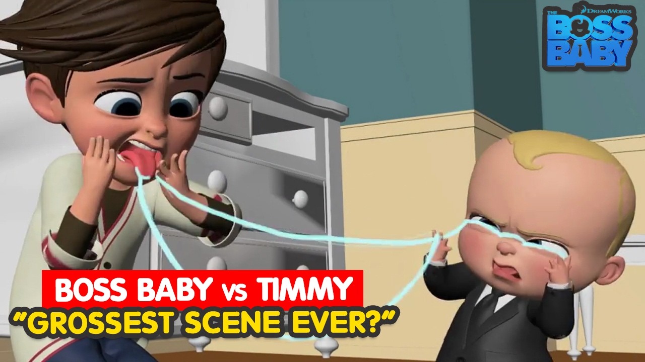 Boss Baby vs Tim &ndash; Grossest Shot Ever! | Animation Breakdown