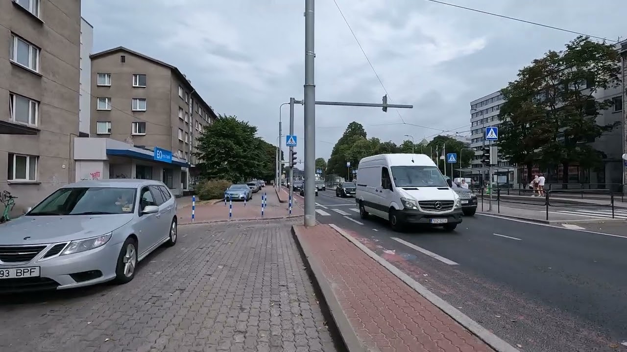Прогулка в по улицам Luha , Liivalaia  || Kesklinn || Salmistu || Эстония || Таллинн ||