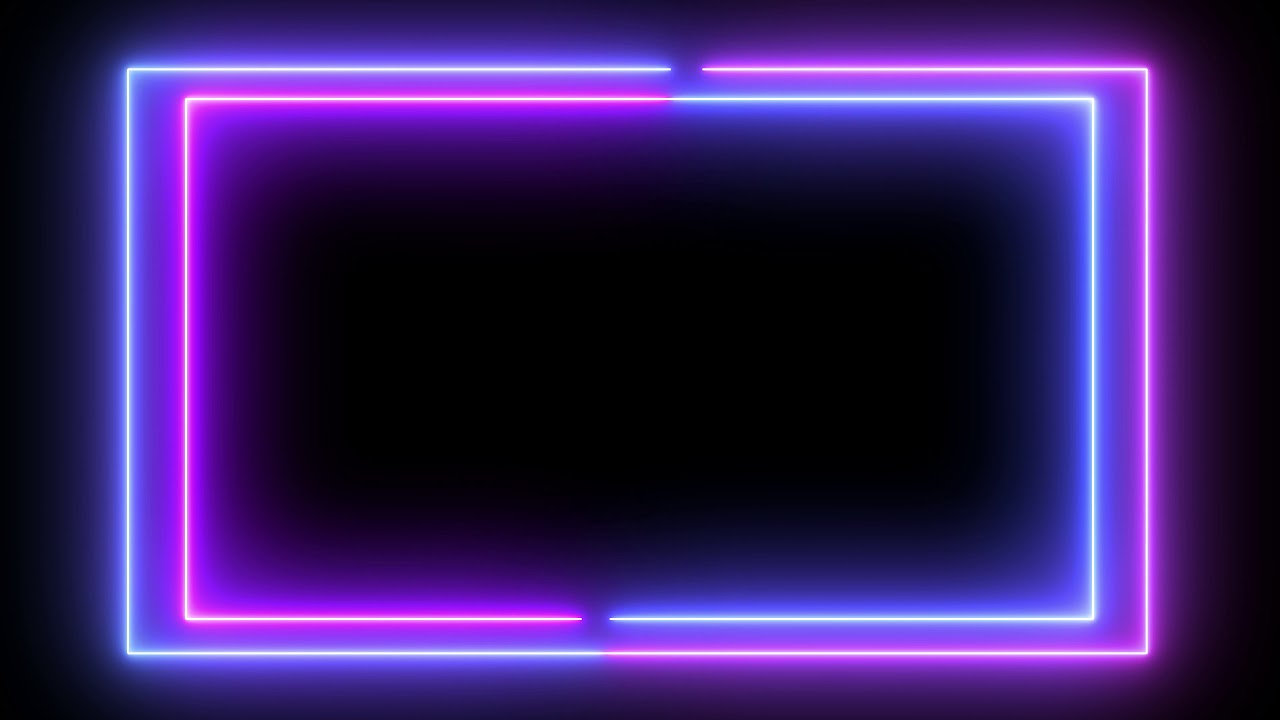 FULL HD Neon Frame, background, animations, vj loop