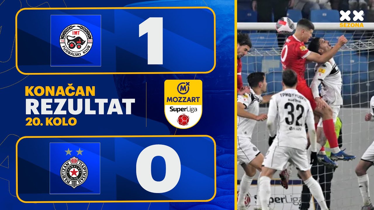 MBSLS 2025/26 - 20.Kolo: IMT – PARTIZAN 1:0 (0:0)