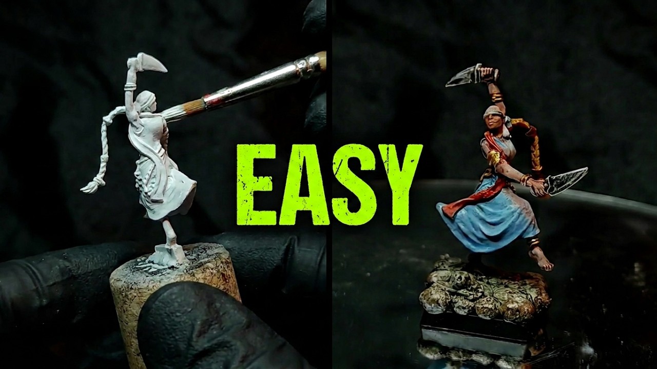 Mordheim 2023 : How to Paint Martha Twice Blessed EASILY ! #mordheim #sisterofsigmar #sigmar