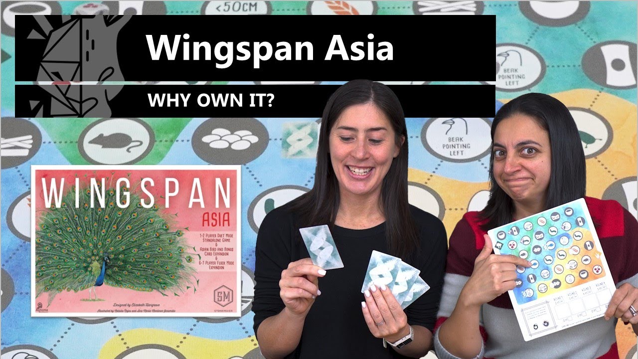Wingspan Asia ~ количество наших любимых игроков стало ещё больше 🐦 | Обзор настольной игры