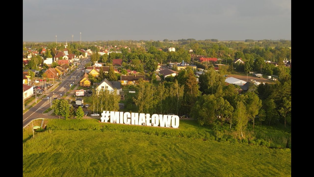 Michałowo 4k 60p drone fly: the day of the city 04.06.2022