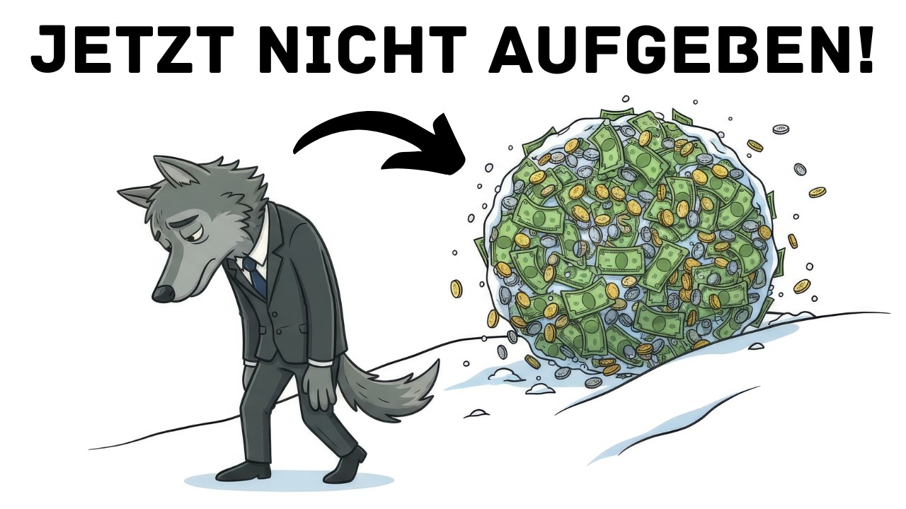 Warum die meisten aufgeben, bevor der Schneeball losrollt