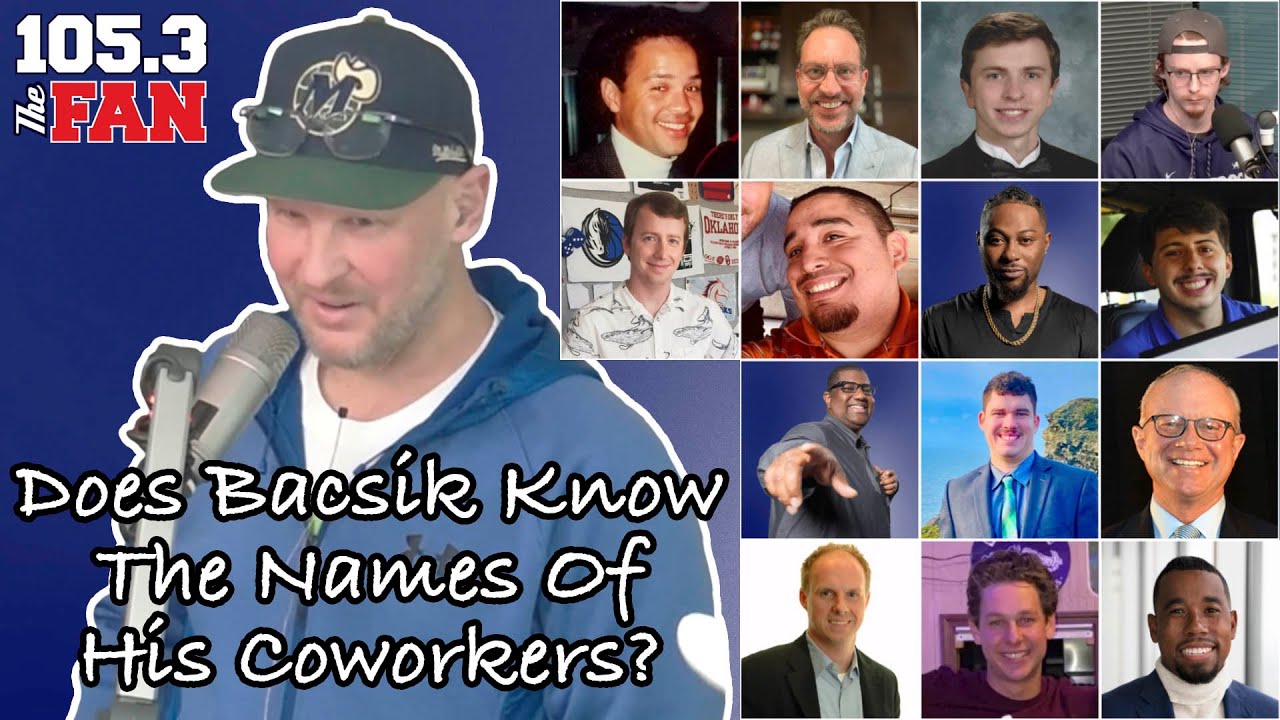 Can Mike Bacsik Remember His Coworkers' Names? | Shan & RJ
