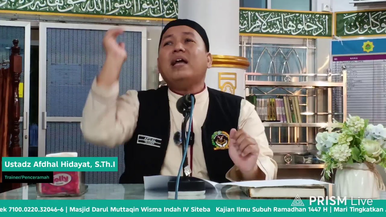 Siaran langsung Masjid Darul Muttaqin Siteba