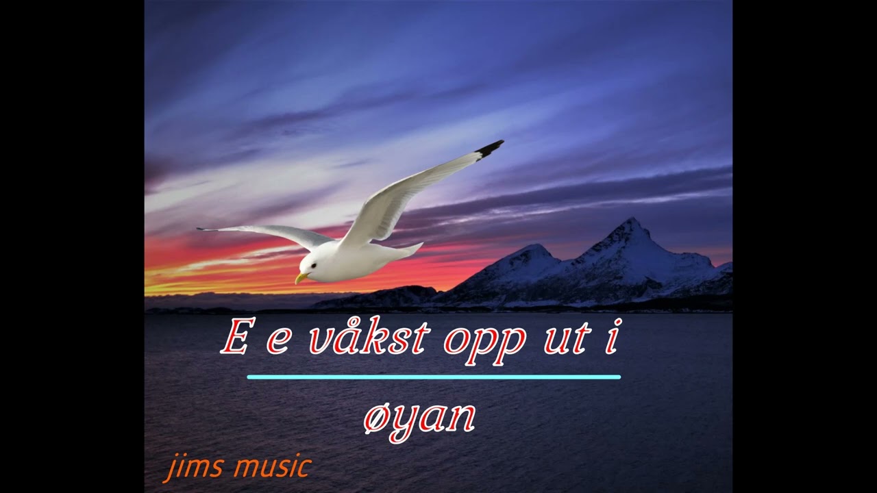 Vokst opp ut i øyan