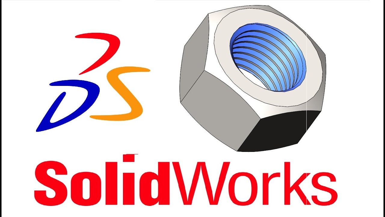 Solidworks.Урок 2 - Создание модели шестигранной гайка М36х4 по ГОСТ ISO 4032 2014