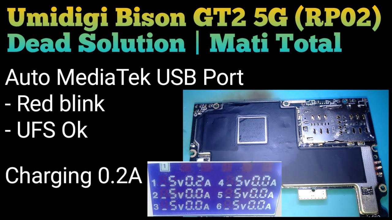 Umidigi Bison GT2 5G Dead Solution Auto Mediatek USB Port @mobilecareid