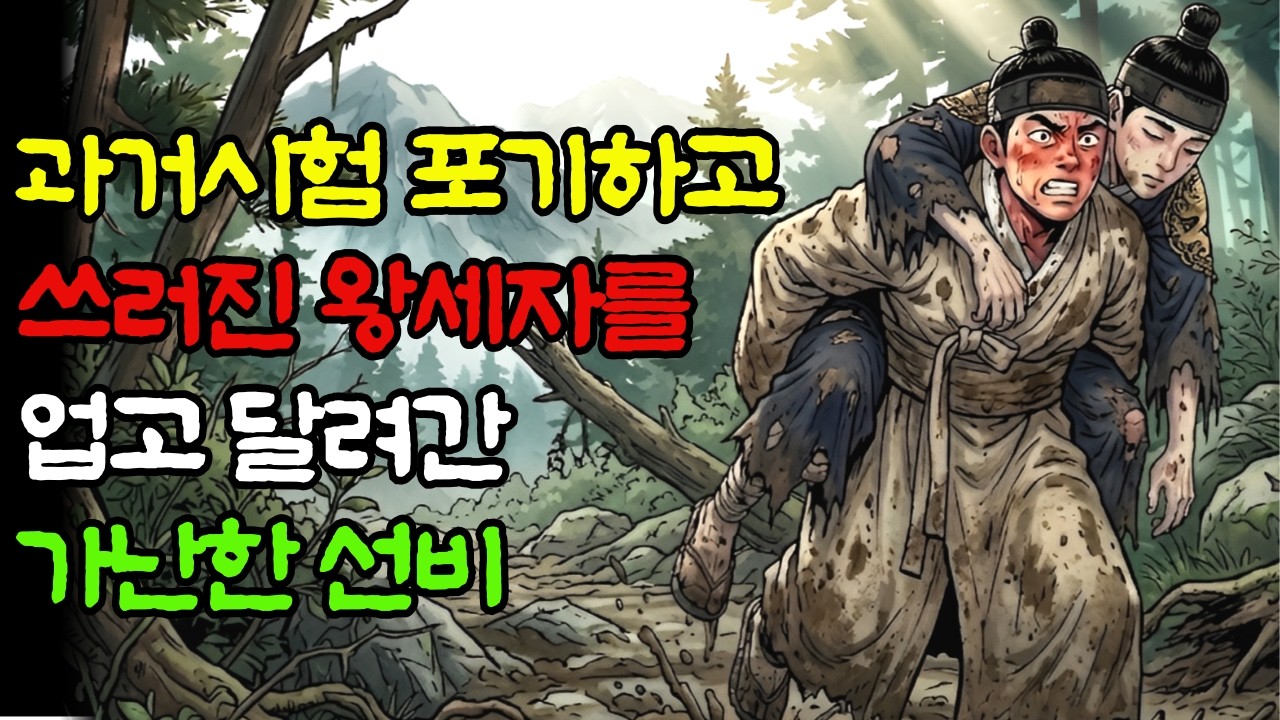 과거시험 포기하고 피투성이 왕세자를 살린 가난한 선비 ㅣ야담 ㅣ 민담 ㅣ 옛날이야기 ㅣ 야담요지경 ㅣ
