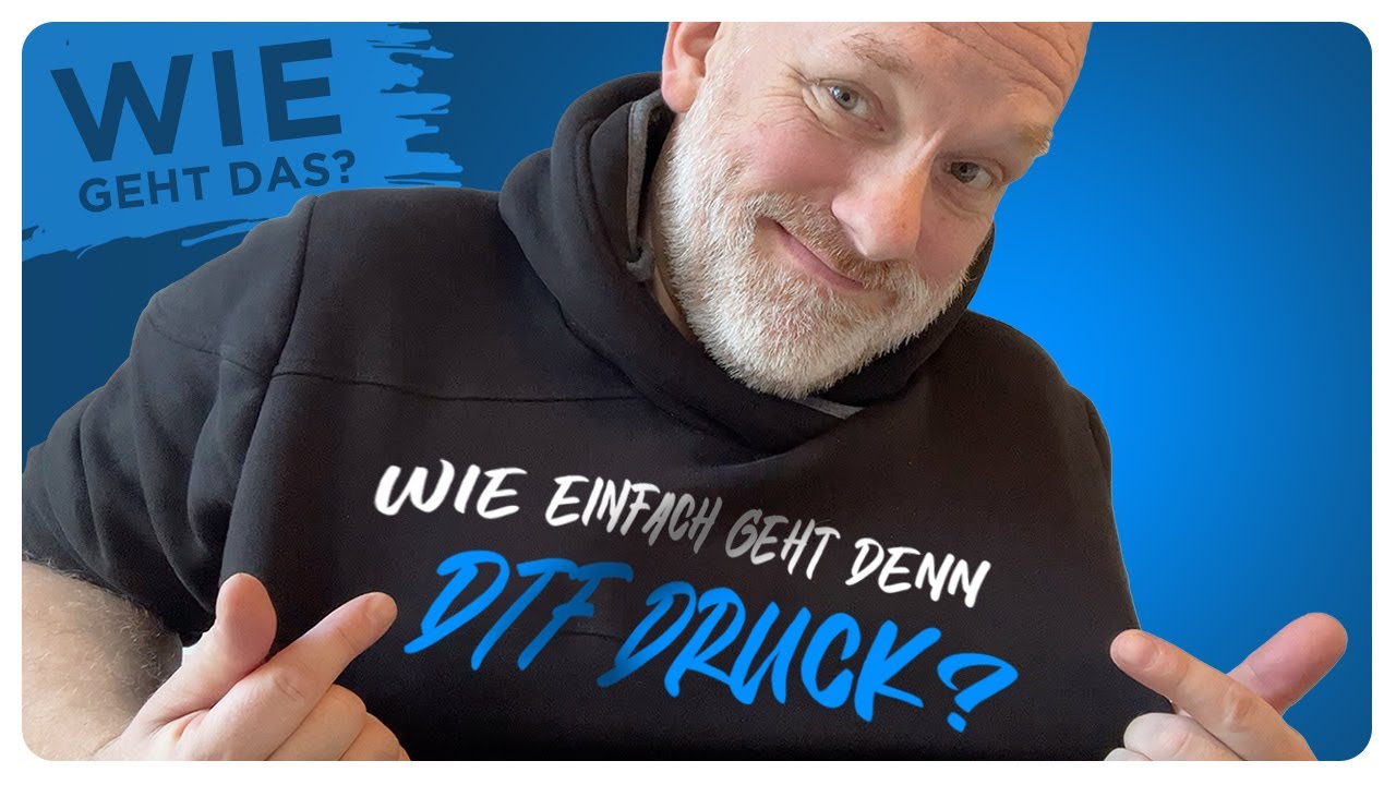 Ganz einfach SELBER T-SHIRTS bedrucken: DTF 