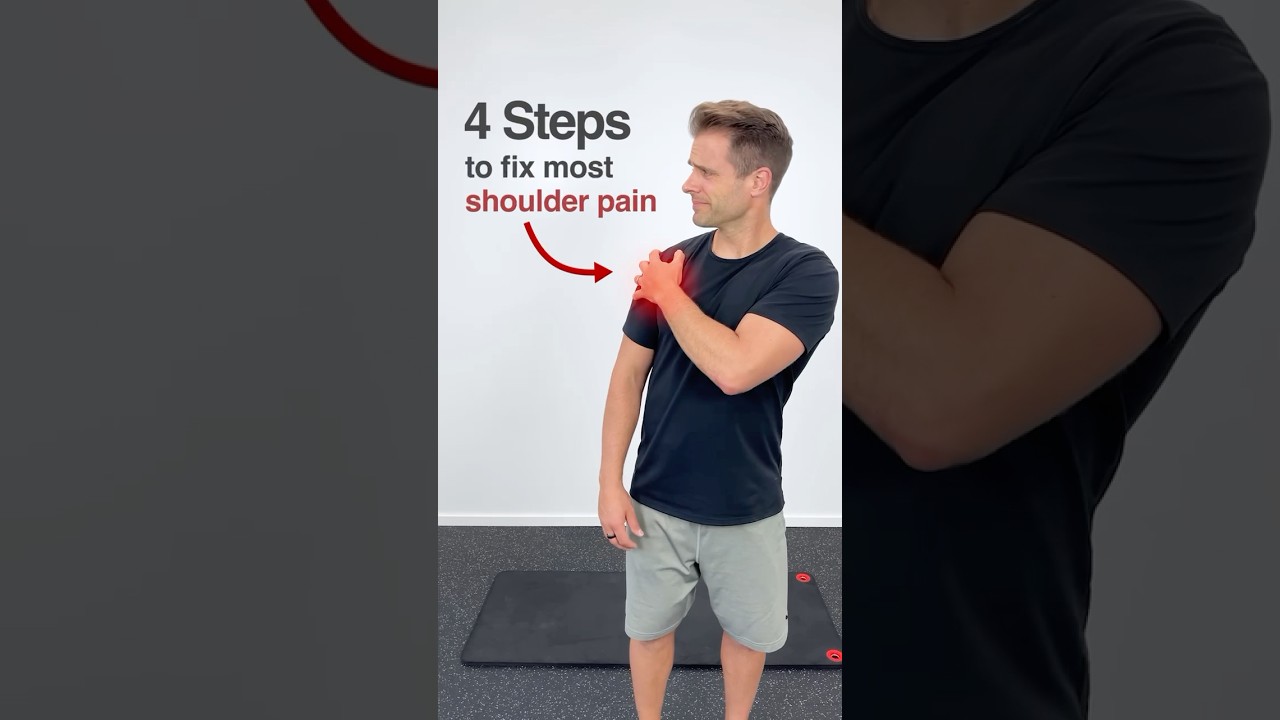 4 Exercises To Fix Most Shoulder Pain! (Must Try!)