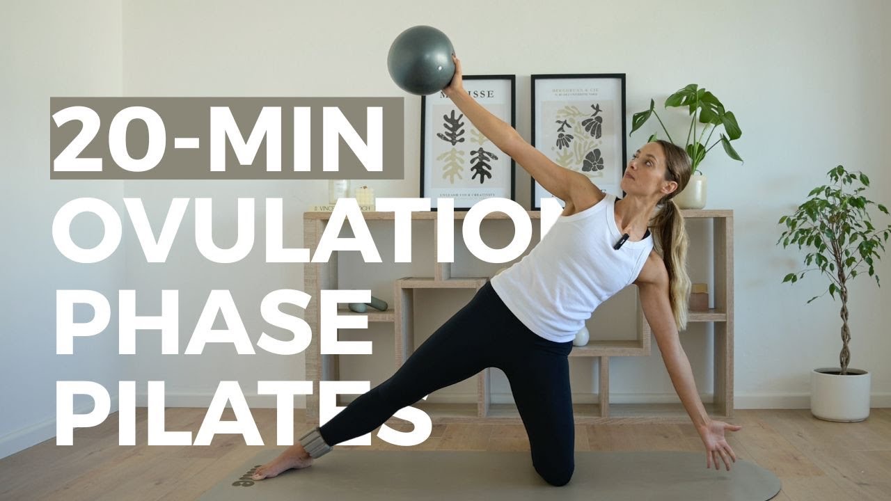 20 Min Ovulatory Phase Pilates pt. 3 || Home workouts