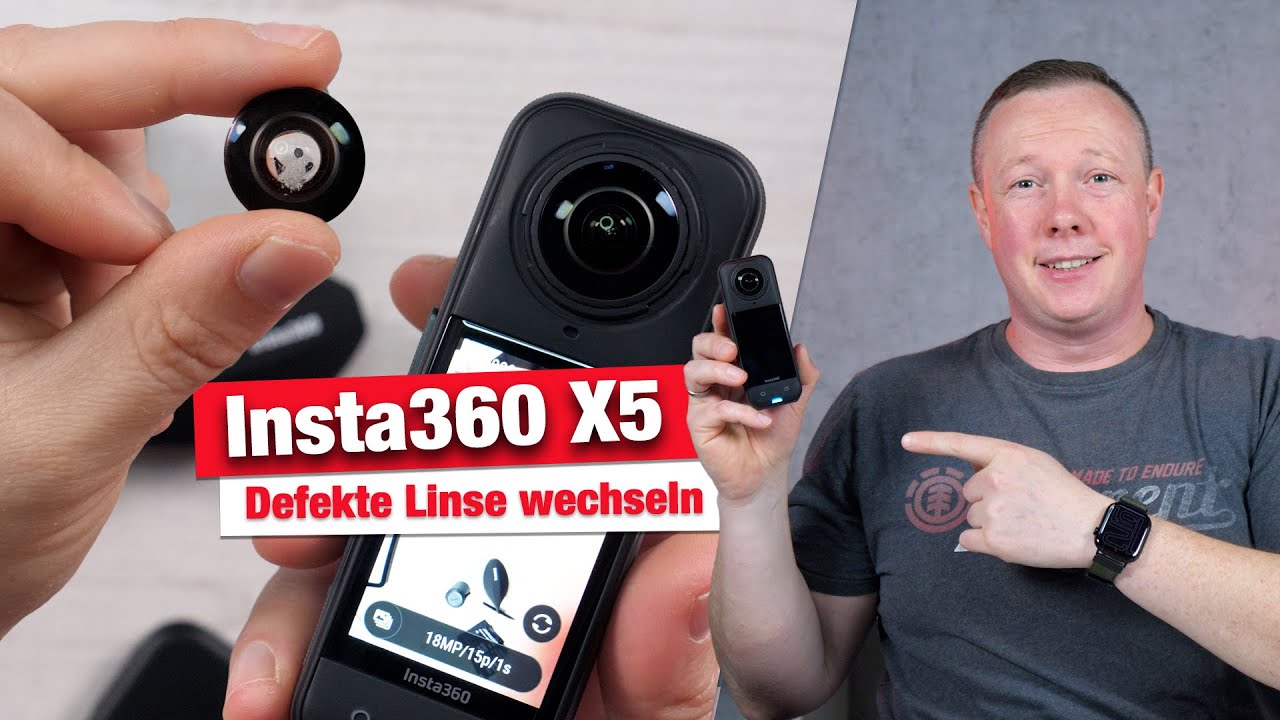 Insta360 X5 - lassen sich die Linsen wirklich so einfach wechseln?  // Tutorial // Teil 3