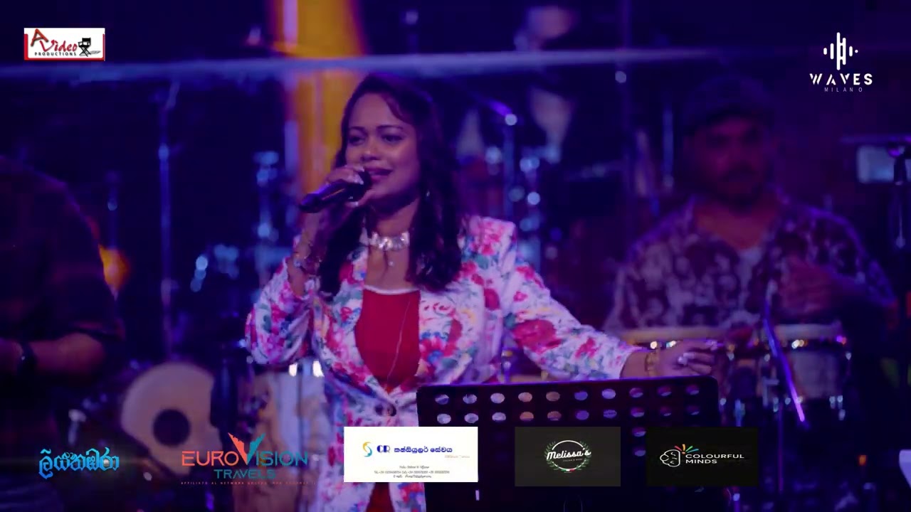 Mata inna hithuna covered by Waves Milano @ Liyathambala Live in Concert Milan 2025