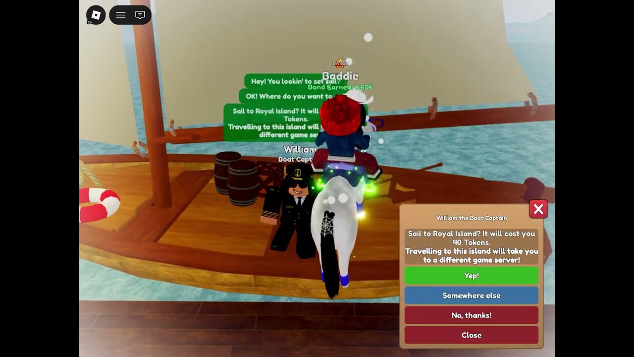 Hunting for iuh in Roblox wild horse islands