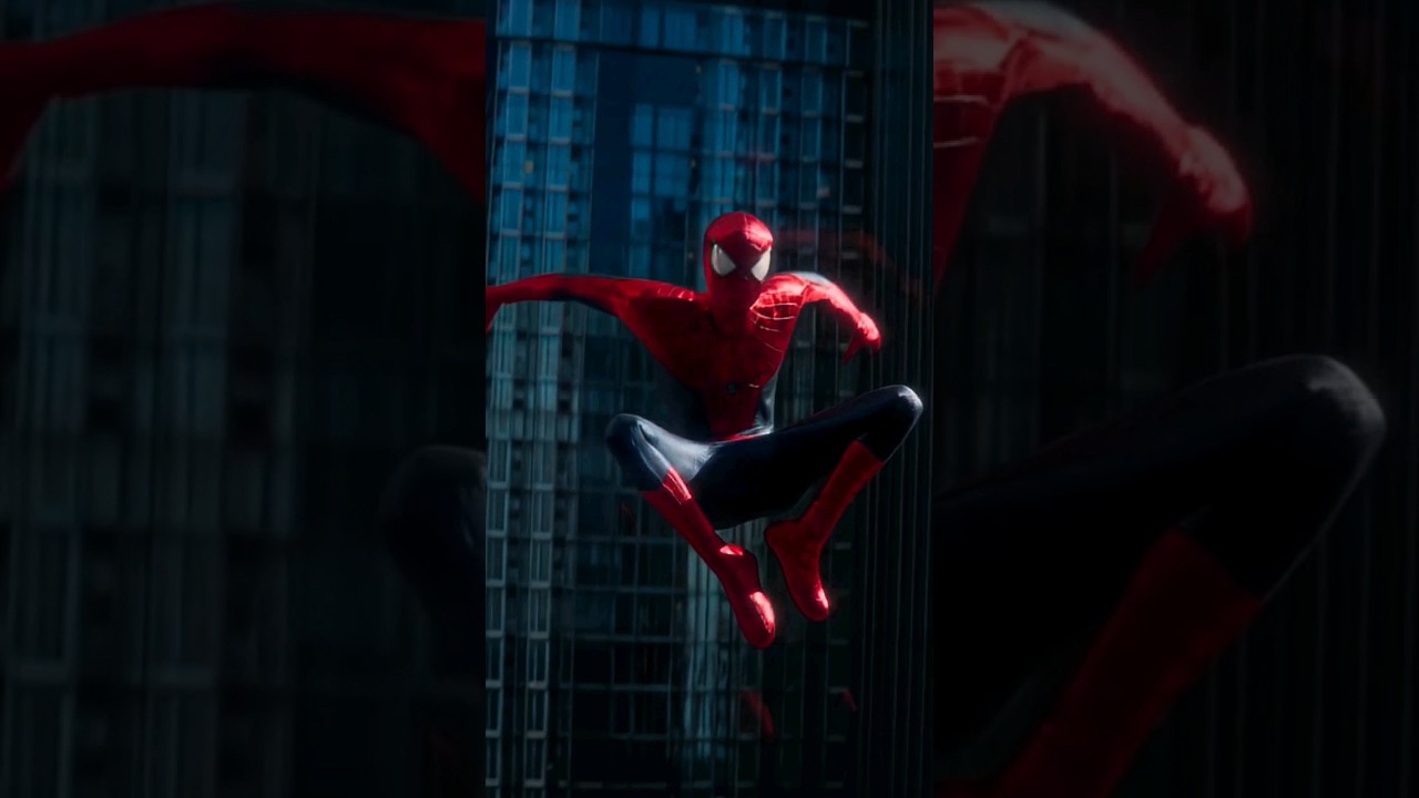 Making A Spider-Man Shot In Blender 🥶   #3d #spiderman #cgi #blender #vfx #animation #gaming
