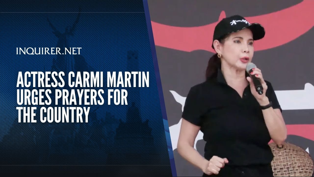 Actress Carmi Martin urges prayers for the country