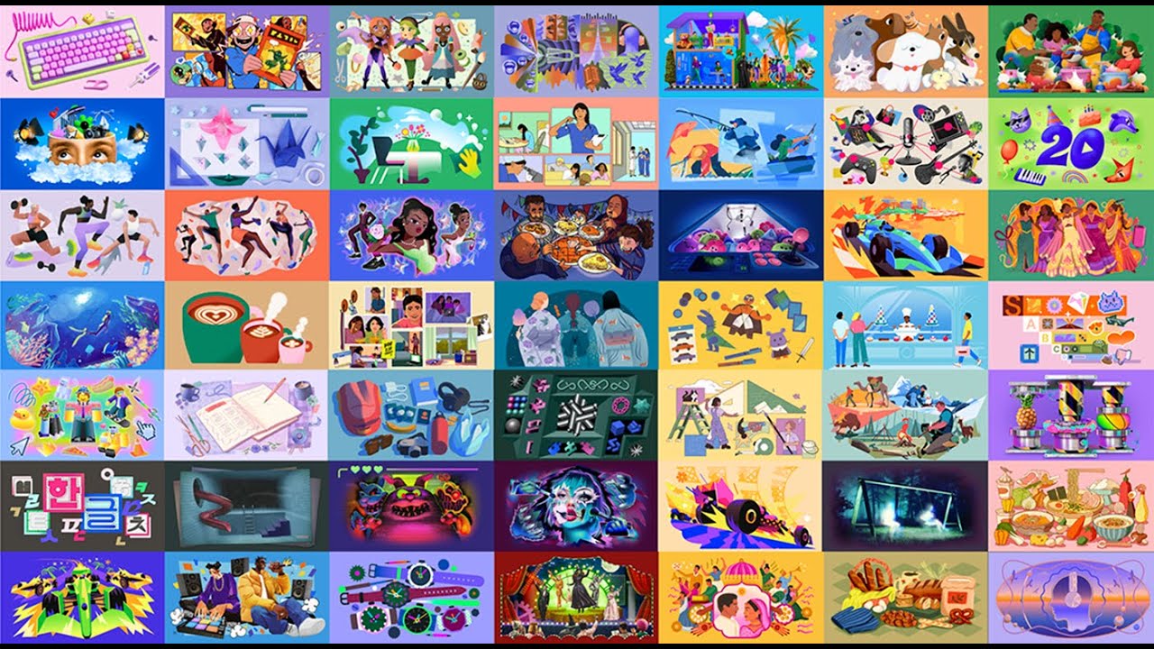 2025 YouTube Doodle (Yoodles) Year in Review
