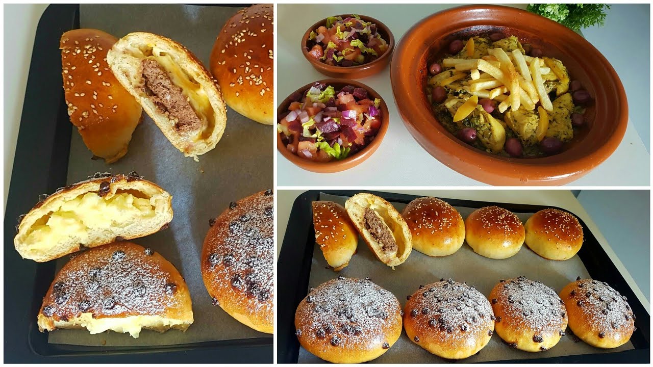 كل نهار و نهارو😋من الكوتي خرجت عشايا فطائر خفاف لذاذ بمكونات بسيطة طاجين الدجاج بالزيتون سلطة سريعة