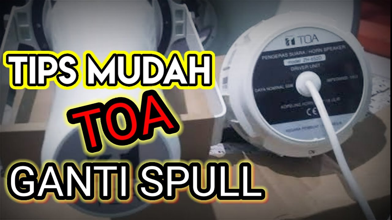🔴BEGINI CARA MENNGGANTI SPUL TOA YANG PUTUS,JEBOL ATAU TERBAKAR