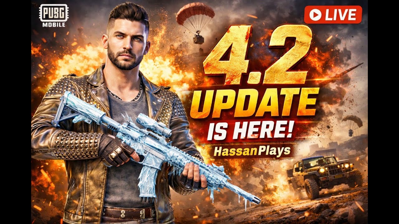 PUBG NEW UPDATE IS HERE😍PLAYING 4.2 UPDATE LIVE |#bgmilive #pubglover #pubgmobile | PUBG MOBILE LIVE