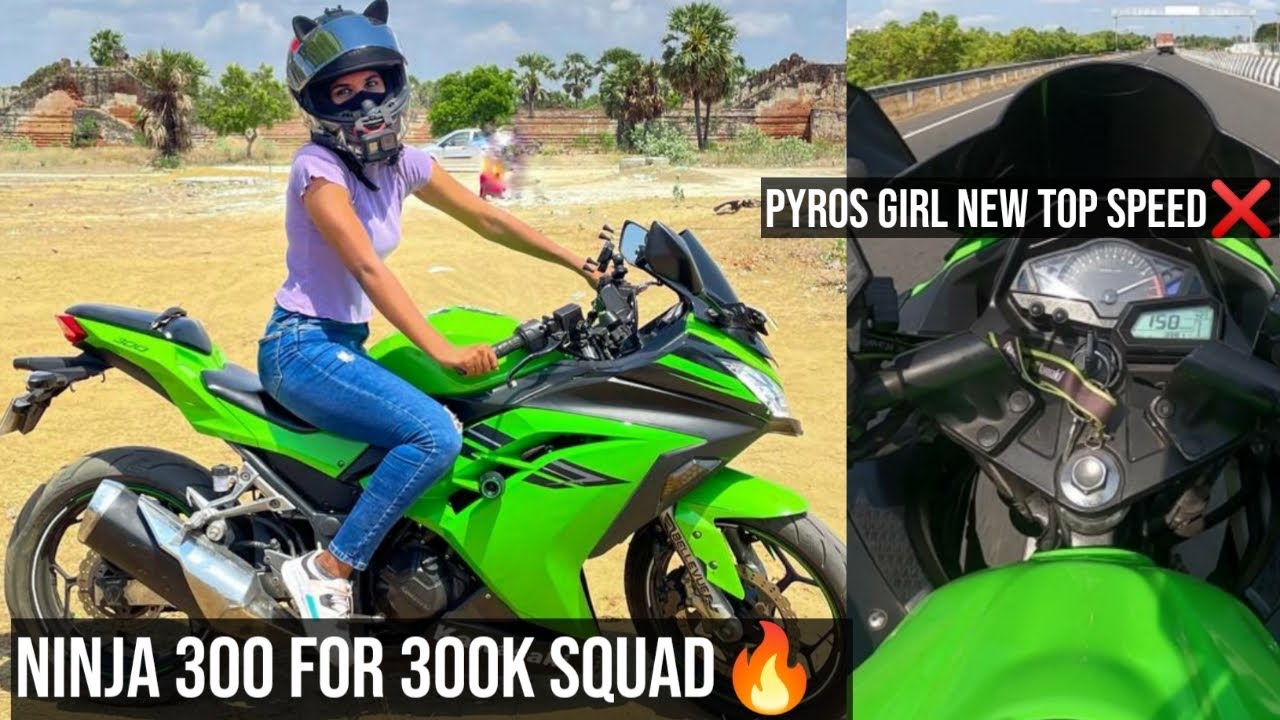 Ninja 300💚| 300k pyrosquad🔥| Alamparai fort part 1❤️| pyrosgirl✨