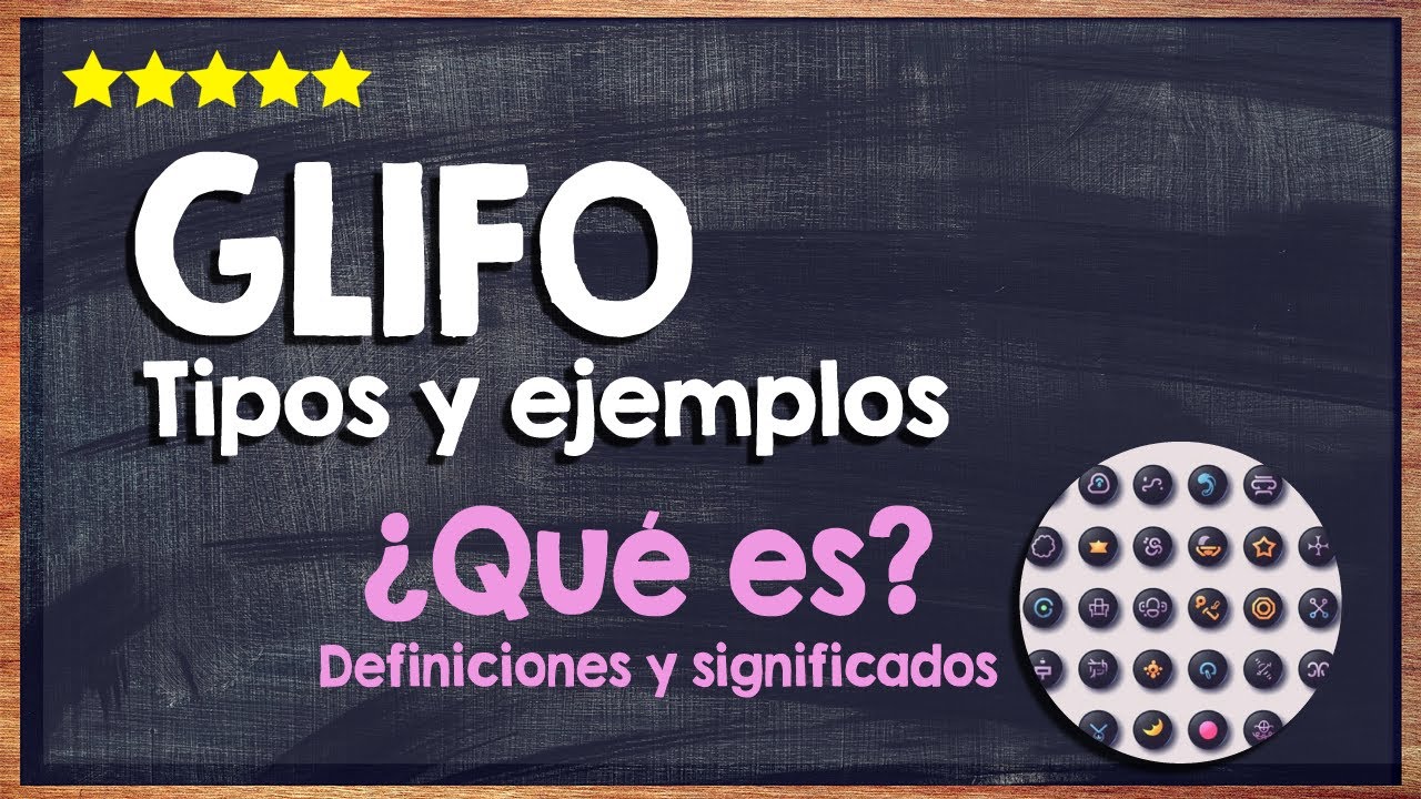 🙏 &iquest;Qu&eacute; es un glifo? - Concepto, tipos y ejemplos 🙏