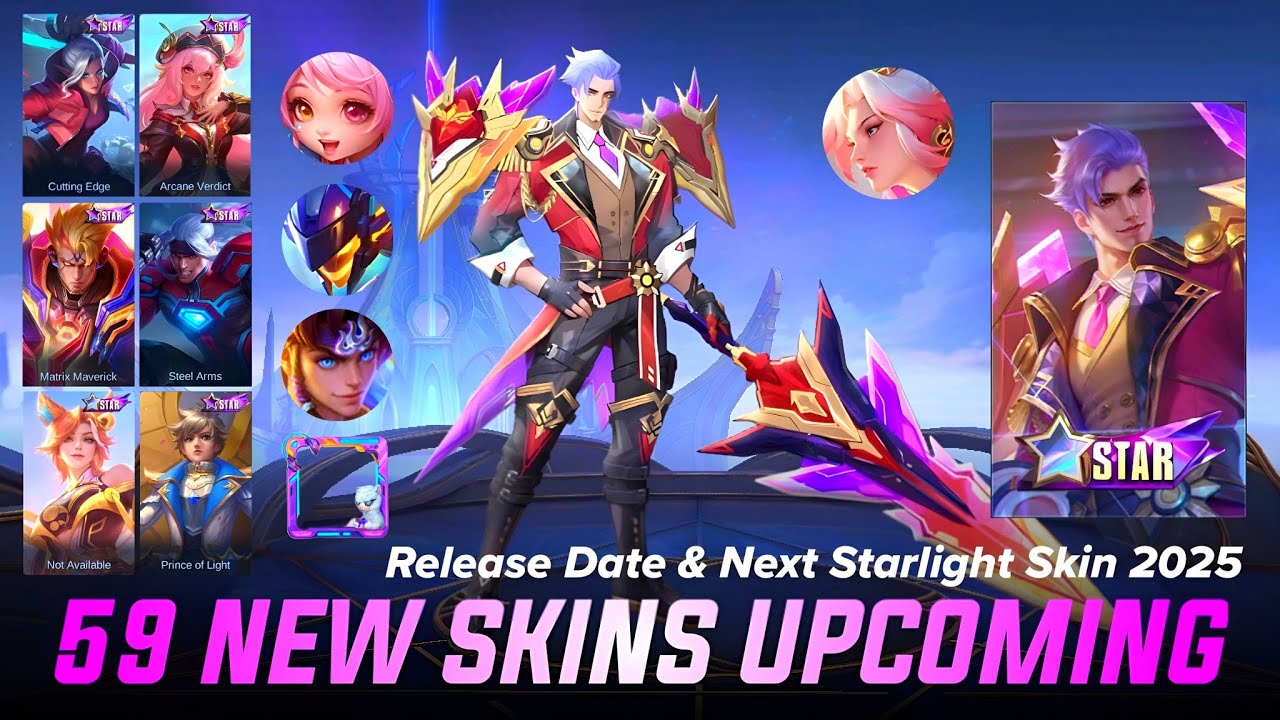 MOBILE LEGENDS ALL UPCOMING SKIN 2025 - RELEASE DATE & ALL NEXT STARLIGHT SKIN 2025 | ML LEAKS