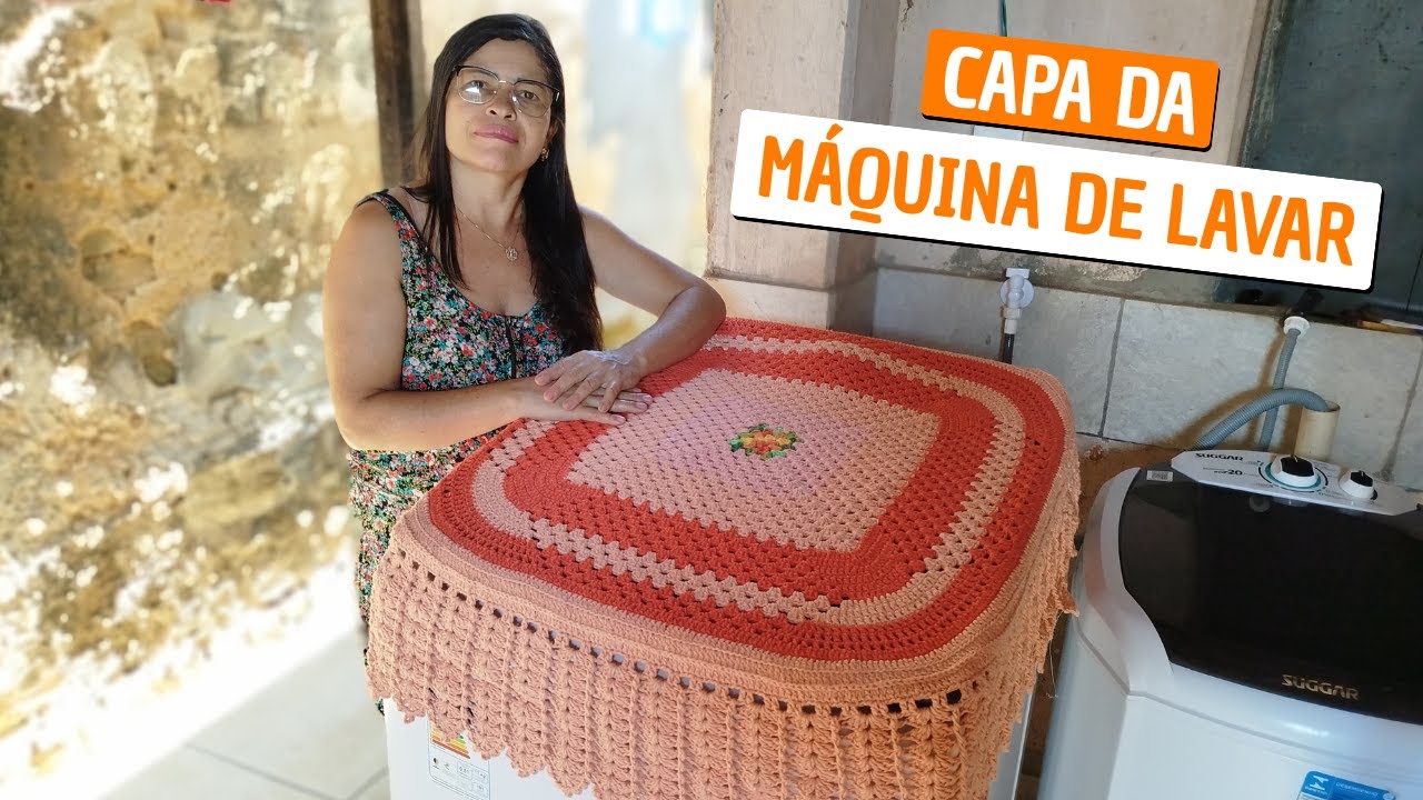 FINALIZEI A CAPA PARA MINHA MÁQUINA DE LAVAR 👕👖 ​