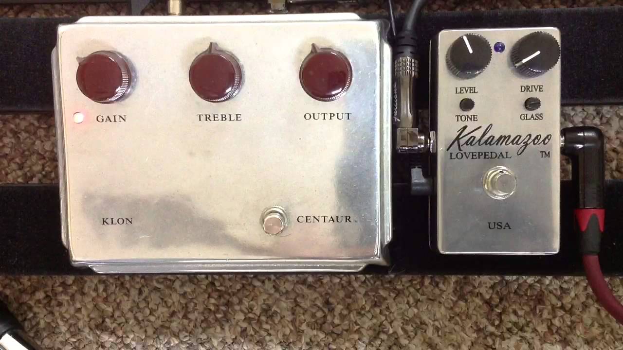 Klon Centaur Professional Overdrive vs Lovepedal Kalamazoo