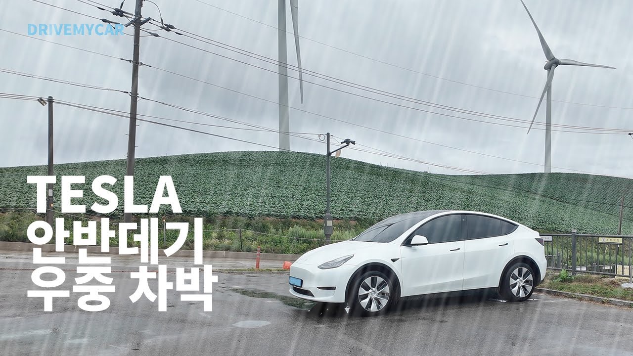 테슬라 모델y 미니멀 우중 차박 안반데기 여행