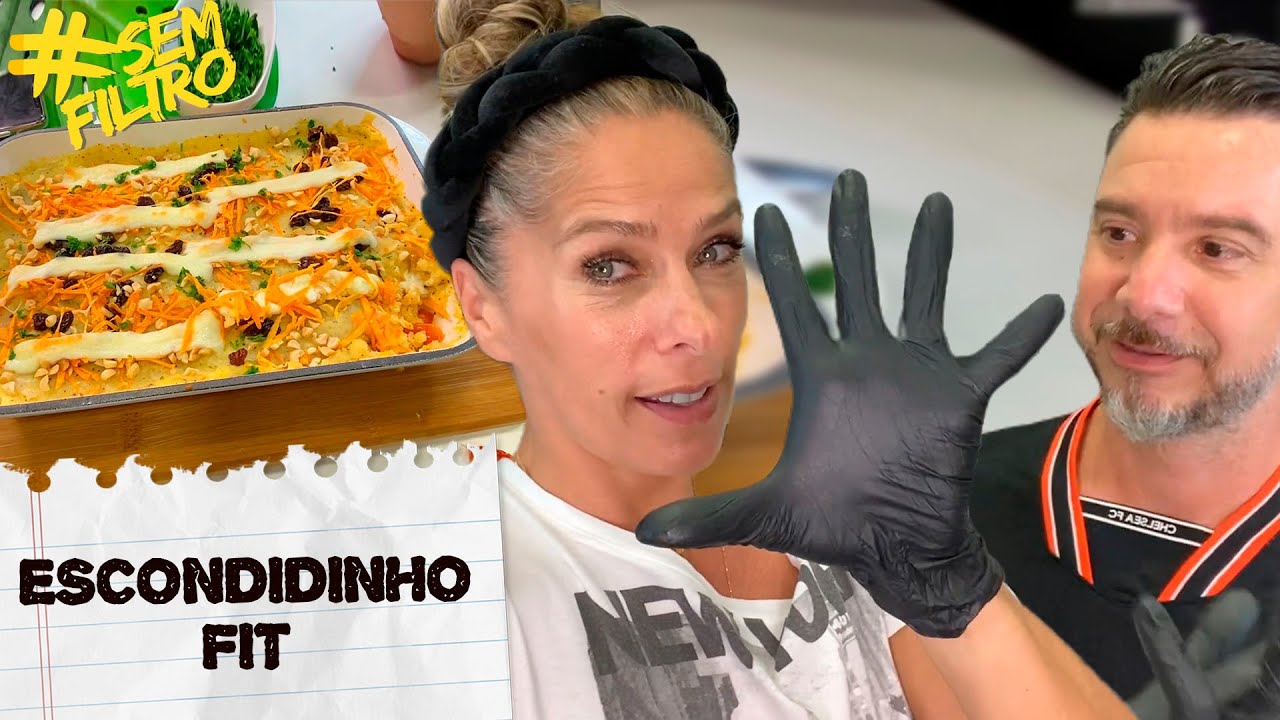 RECEITA FIT: FIZEMOS UM DELICIOSO ESCONDIDINHO DE FRANGO  | Adriane Galisteu