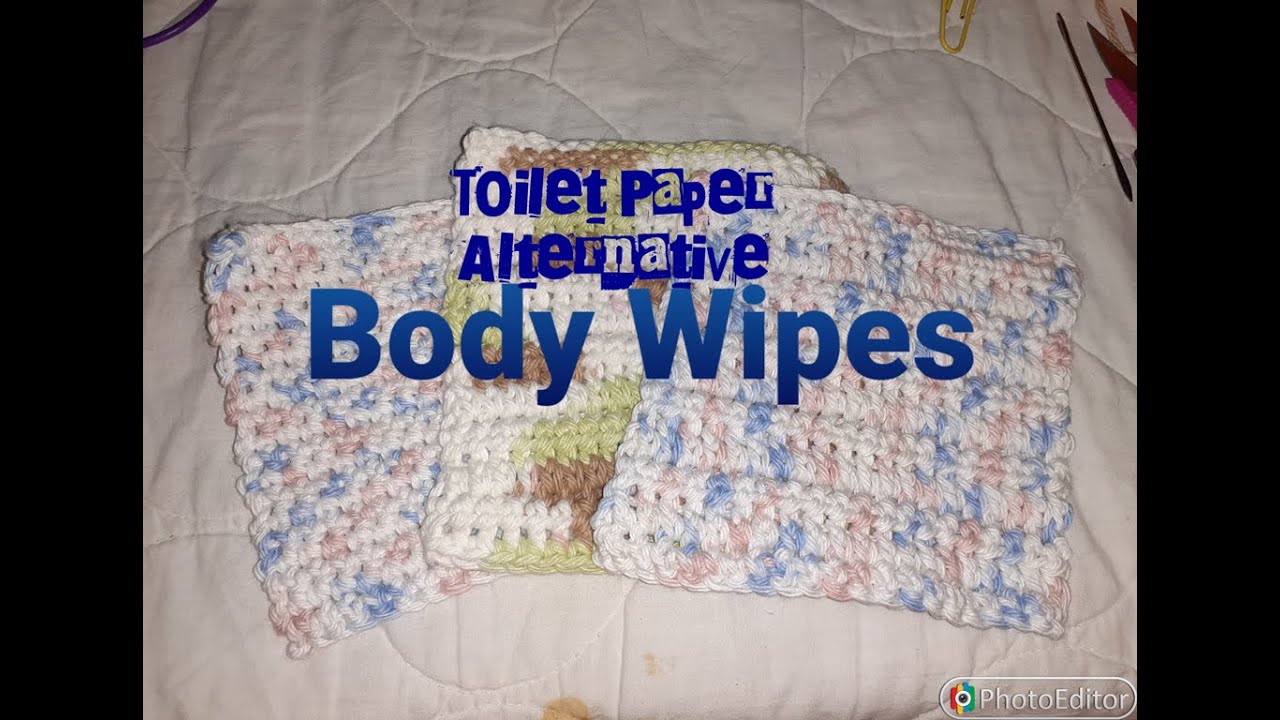 How to crochet Toilet Paper Alternative BODY WIPES beginner friendly #crochet