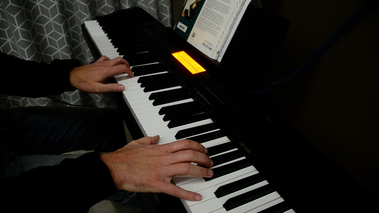 Handel, Halvorsen - Passacaglia (amateur playing on piano)