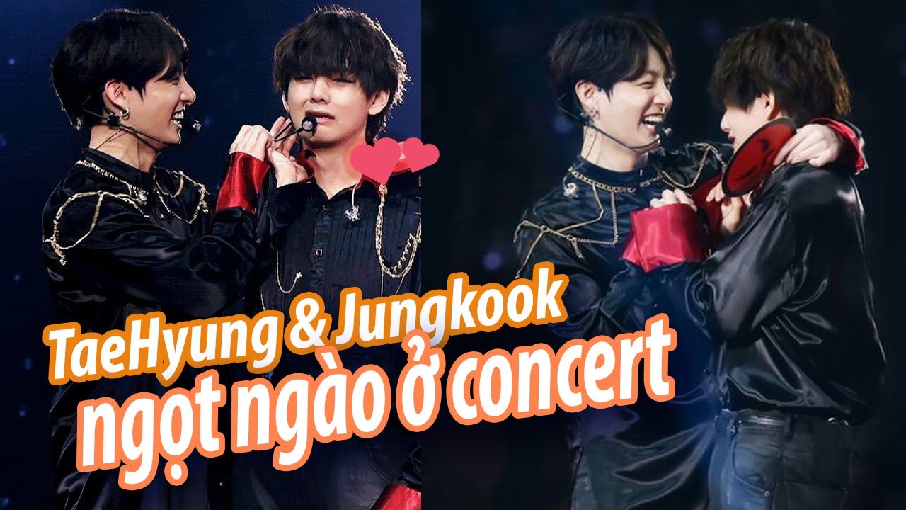 [TAEKOOK MOMENTS] Những khoảnh khắc siêu cấp đáng yêu của TaeHyung và Jungkook tại concert BTS