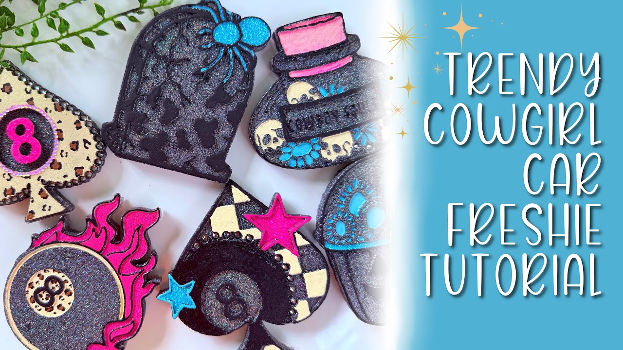 Trendy Cowgirl Car Freshie Tutorial l DAM Fancy Creations