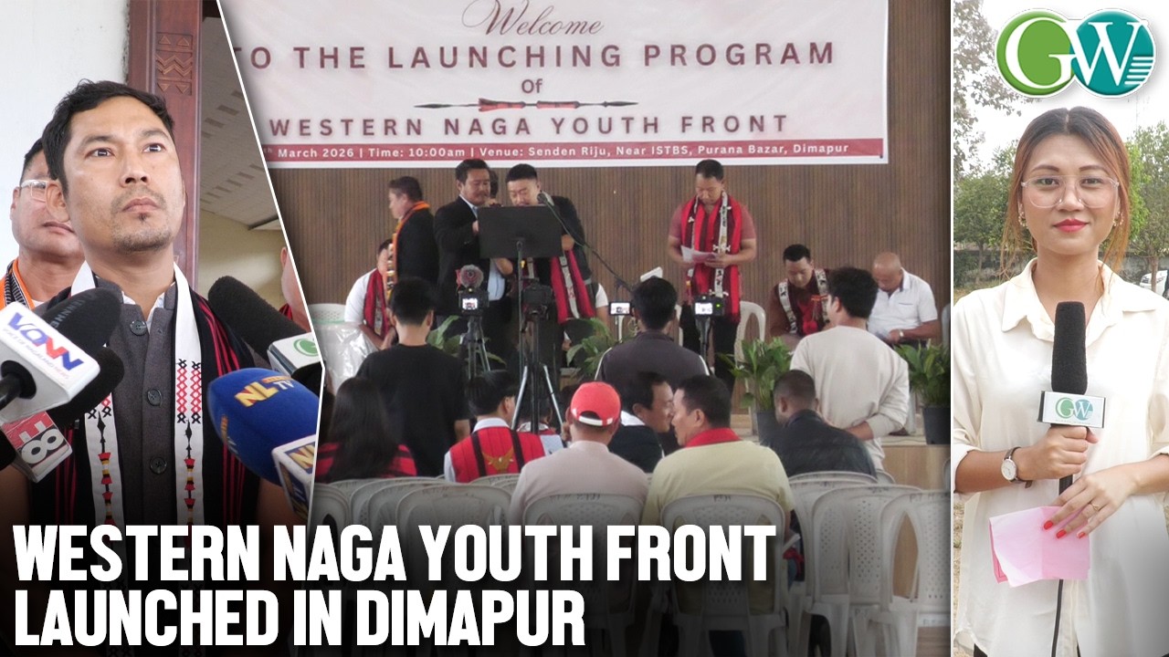 WESTERN NAGA YOUTH FRONT LAUNCHED IN DIMAPUR; AGA RENGMA ELECTED AS PREZ FOR 2026-28 TENURE