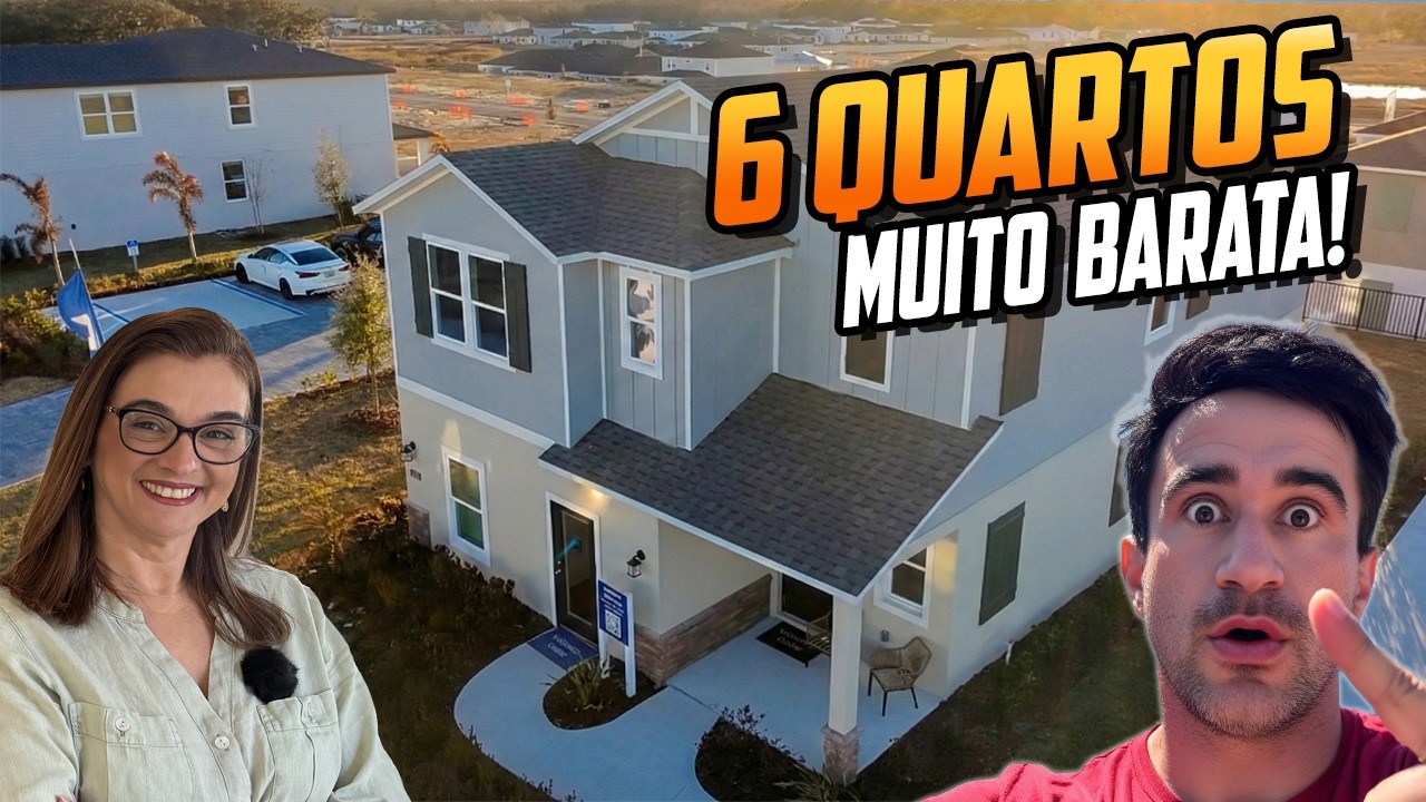 A CASA DE 6 QUARTOS MAIS BARATA DA REGIÃO? 🏡