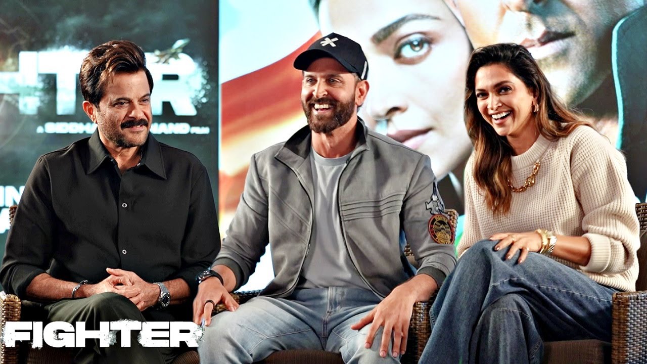 Hrithik Roshan Deepika Padukone Anil Kapoor Interview | FIGHTER Movie | Sidharth Anand | 25th Jan