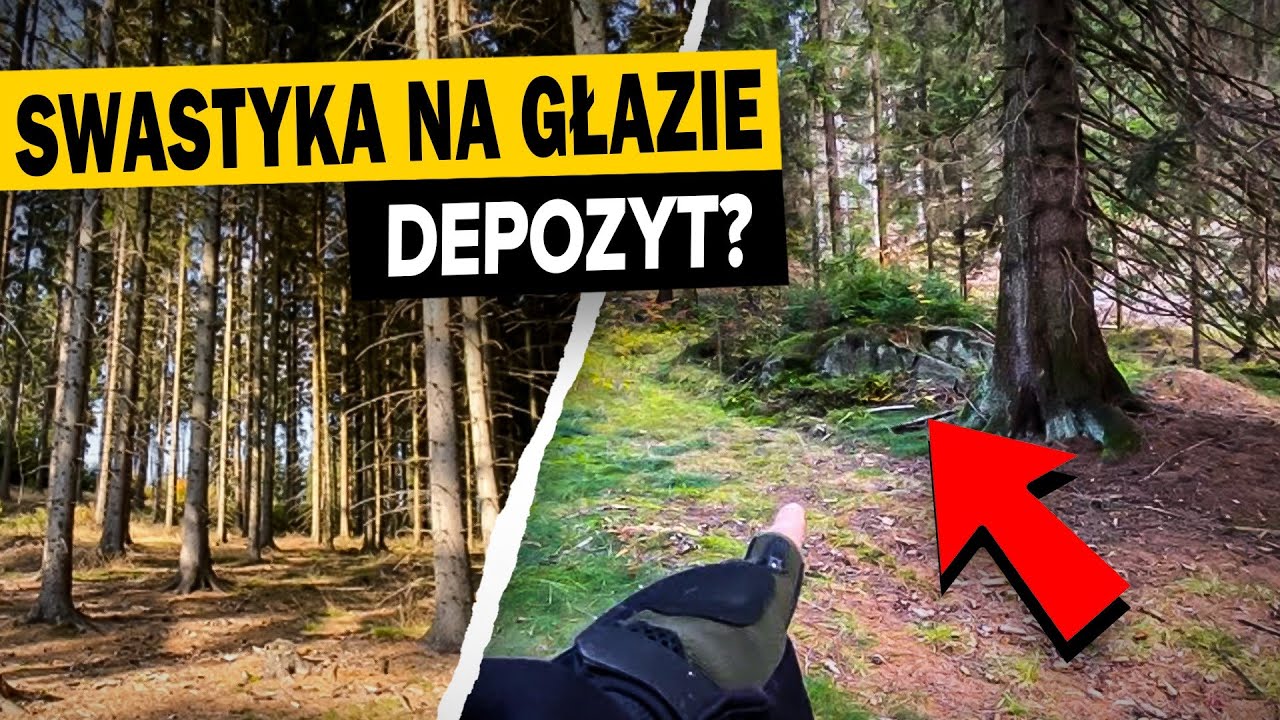 Swastyka na głazie, tajemnice w lesie, depozyt? Śmierć przez ciekawość...