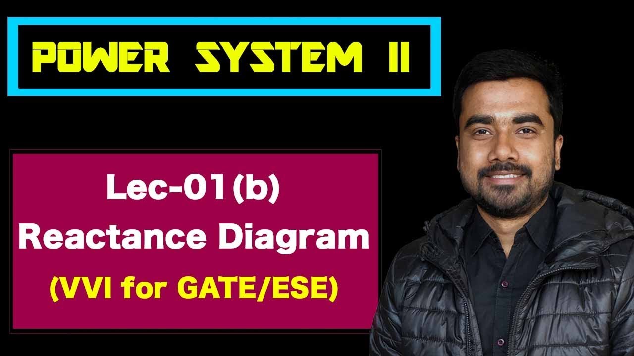 Lec 01(b) Reactance Diagram of Power System Network | Important for GATE/ESE