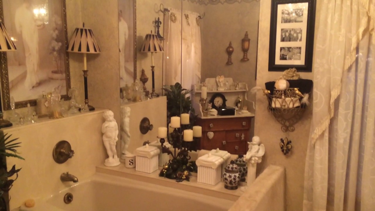 Glam bathroom tour