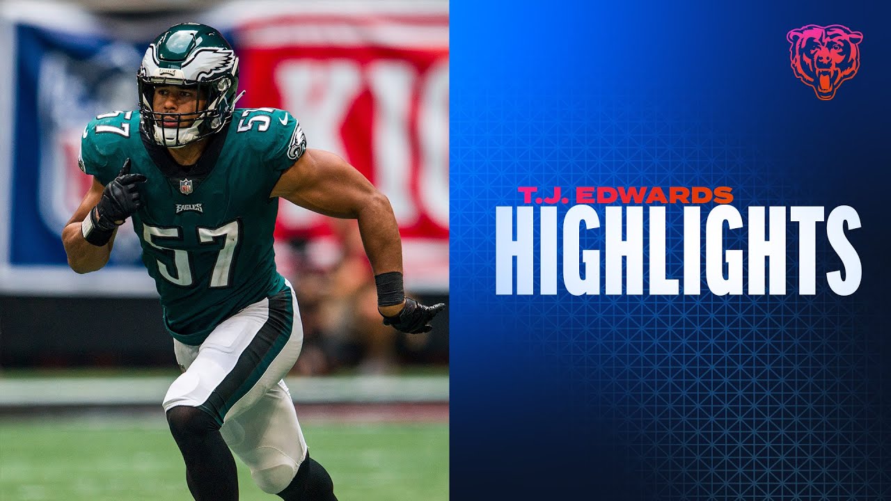 T.J. Edwards' top career NFL plays | Highlights | Chicago Bears