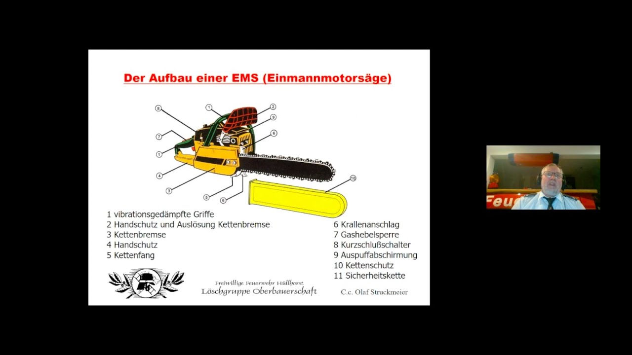 Grundlagen des Einsatzes einer Motorsäge | Webinarreihe des VdF NRW
