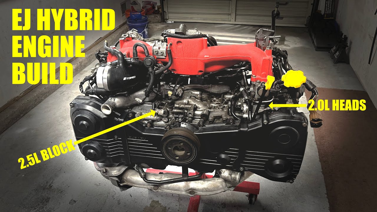 Subaru EJ20/25 Hybrid Engine Build | Extremely Satisfying & Relaxing