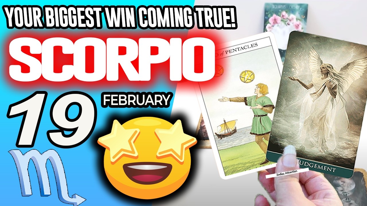 Scorpio ♏A SURPRISE ARRIVES 💖 horoscope for today FEBRUARY 19 2026 ♏ #scorpio tarot FEBRUARY