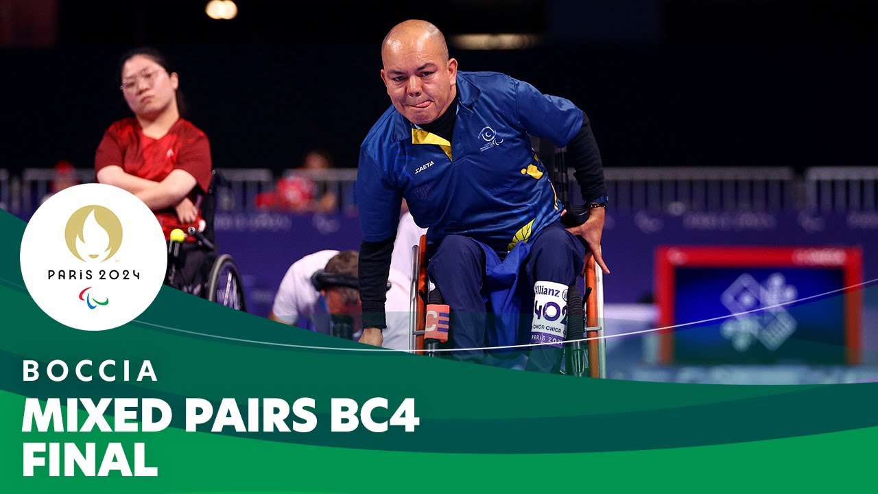 🇨🇴 Colombia Grabs Gold in the Mixed Pairs BC4 Final | Boccia - Paris 2024 Paralympics